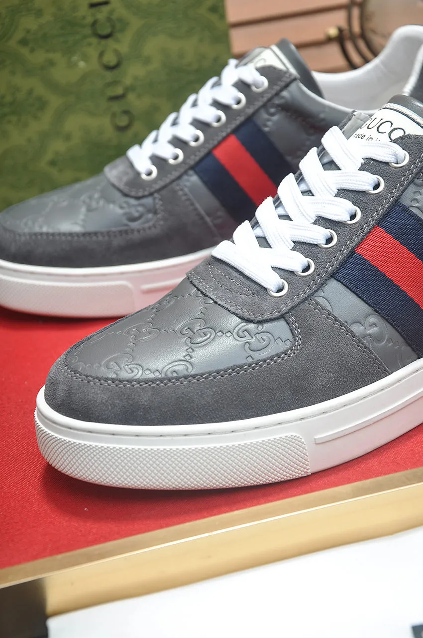 Men's men's shoes💰440💶[GUCCI] official website 1:1 men's sports shoes are now on the market. They are made of original fabric + water-dyed sheepskin lining, plus the official website original 1:1 comfortable outsole. Fashionable and versatile, super comfortable and breathable. Standard shoe size 38/45 (custom-made size 45 is non-refundable)